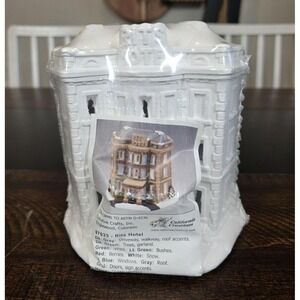 California Creations Rits Hotel 97033 Ready To Paint Christmas Village NEW